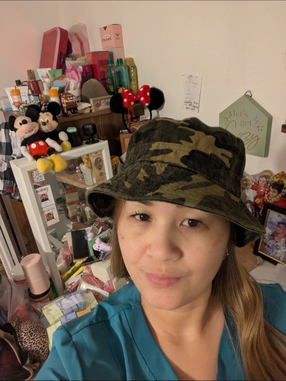 Olive Camo Bucket Hat - Casual Outdoor Style
